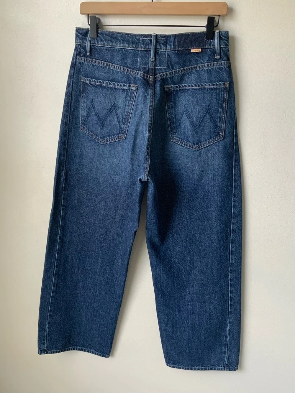 MOTHER SUPERIOR Jeans Half-Pipe Ankle Did You Bring Me Anything Blue Size 28 - Picture 3 of 13